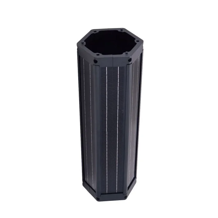 360 degree vertical cylindrical solar wrap module
